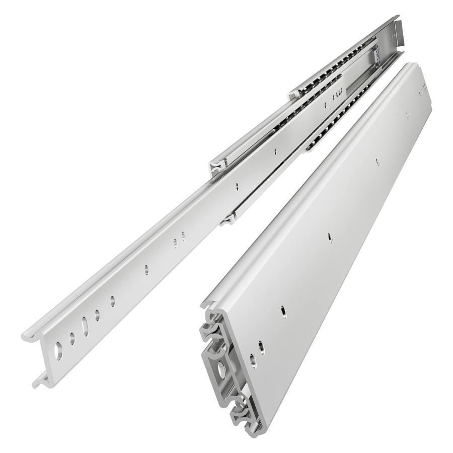 乐天商城 - VADANIA 超重量用スライドレール VA2576 幅76mm/148kg耐荷重 3段フルエクステンション 産業用サイドマウントレール 左右1セッ
