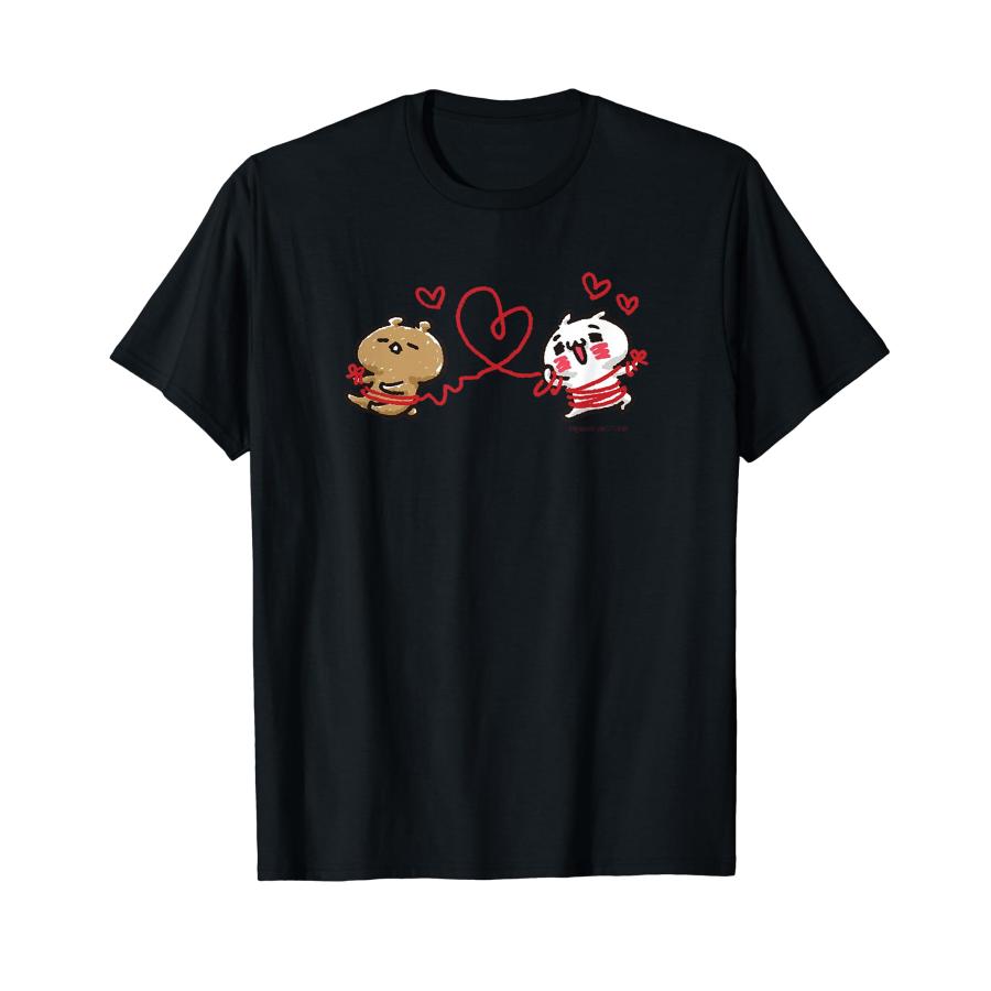 乐天商城 - 愛しすぎて大好きすぎる。 赤い糸 Tシャツ