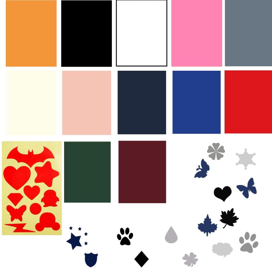 ナイロン用補修シート 【12色+1モデル】貼るだけシールタイプ 20cm×15cm 貼付パッチ 防水 洗濯可能 ジャケット/雨傘/テント/寝袋等の補