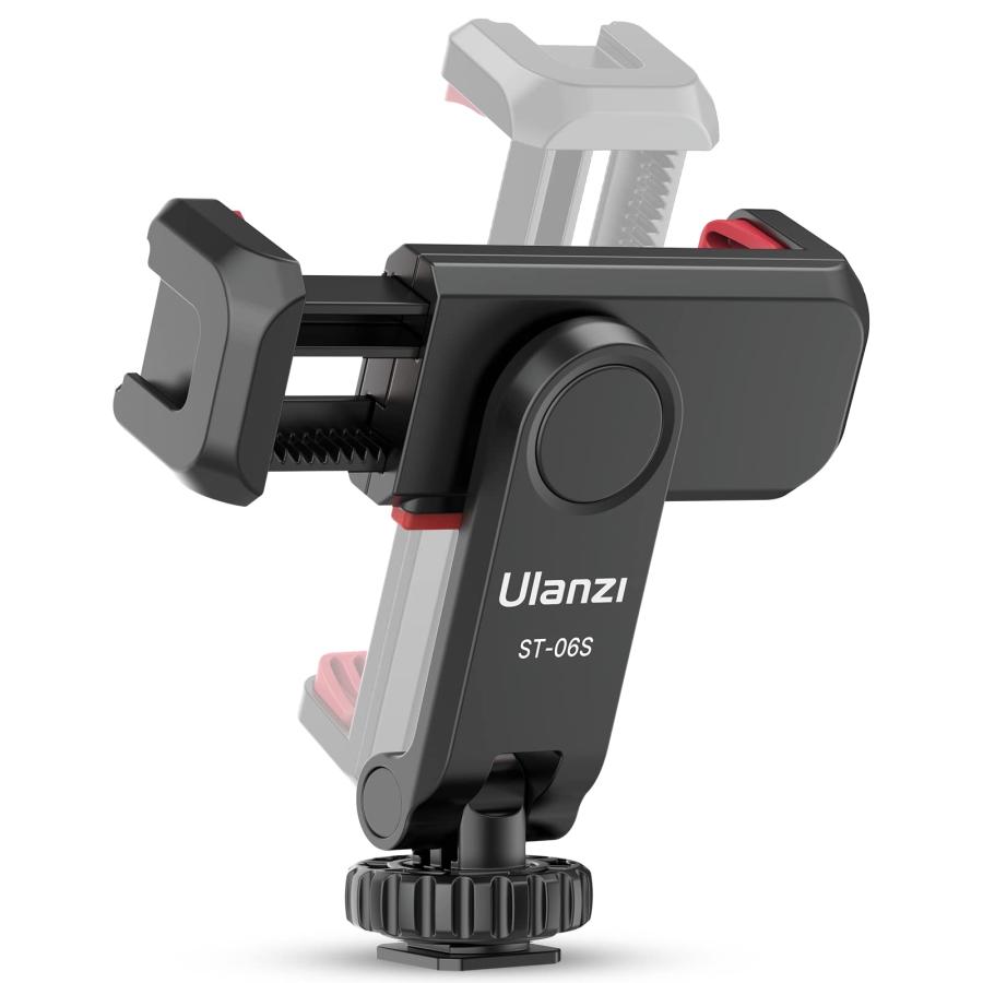 乐天商城 - 新版 Ulanzi カメラスマホモニターマウント 360°回転 角度調整 スマホホルダー アクセサリーシュー付き 垂直ブラケット 1/4ネジ スマー
