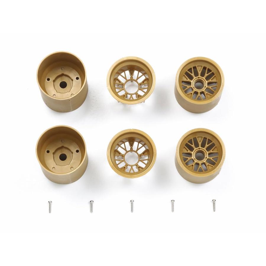 乐天商城 - タミヤ SPパーツ SP.1350 F103 メッシュホイールセット (ゴールド) 51350