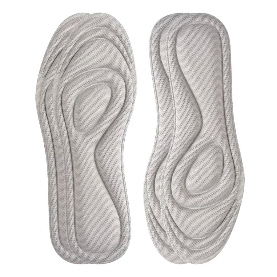 インソール 【2足4枚】 中敷き 人間工学に基づいた衝撃吸収 土踏まず かかと レディース メンズ サイズ調整 防臭 男女兼用 登山 立ち仕事 イン