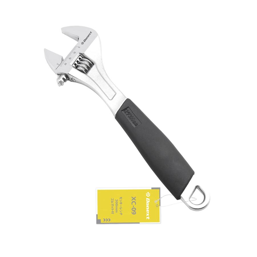 【商品概要】 【サイズ】 高さ : 33.2 cm 横幅 : 9.1 cm 奥行 : 3.3 重量 : 0.71 kg ※梱包時のサイズとなります。商品自体のサイズではございませんのでご注意ください。 メーカー:Donext 型:モンキーレンチ パーツ番号:YCXC005 型番号:XC09-12 色:グレー|ブラック 重量:0.71kg 奥行:3.3cm 横幅:9.1cm 高さ:33.2cm