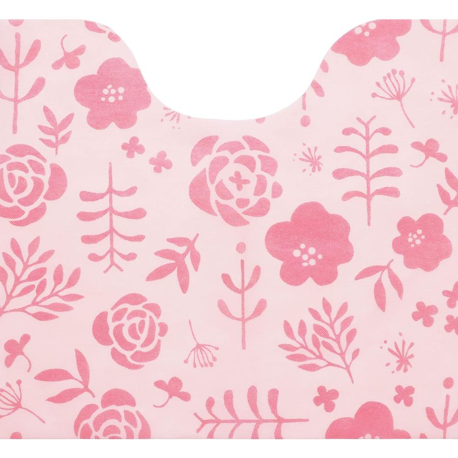 オカトー 使い捨て 介護 トイレマット トイレシート 撥水 滑り止め 縦55×横60cm 15枚入 ピンク