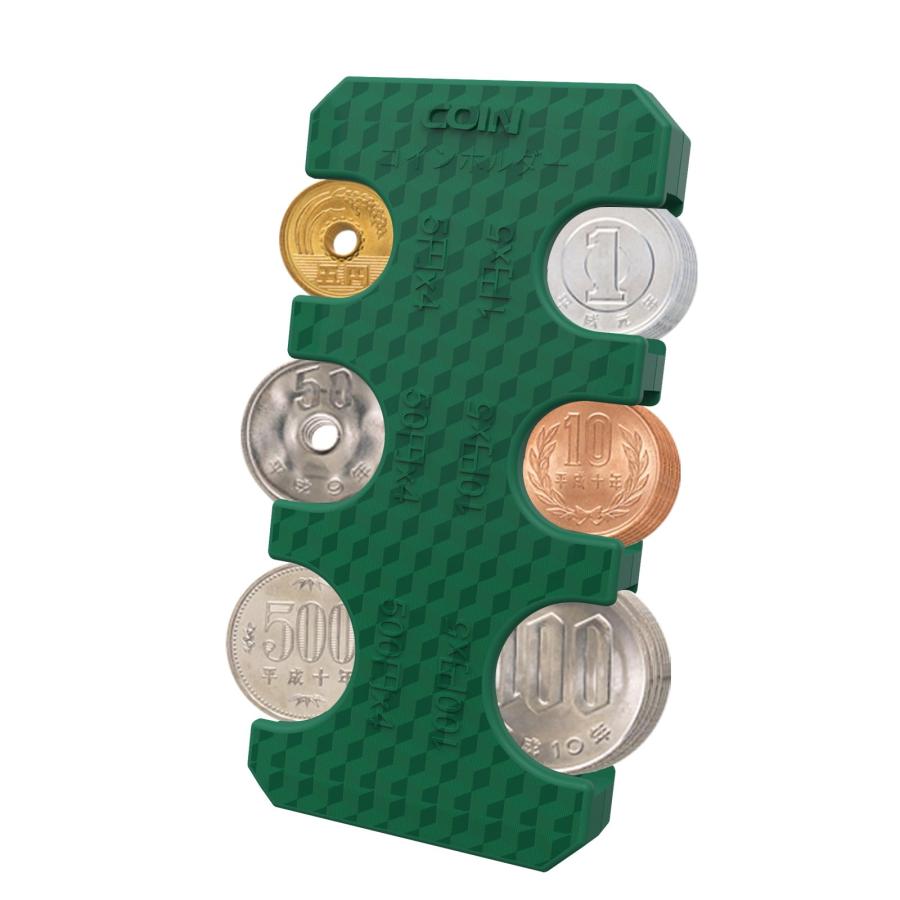 携帯用コインホルダー Olycism コイン収納 貨幣ケース 小銭の整理に便利 コインを分類できる 軽量 コン..