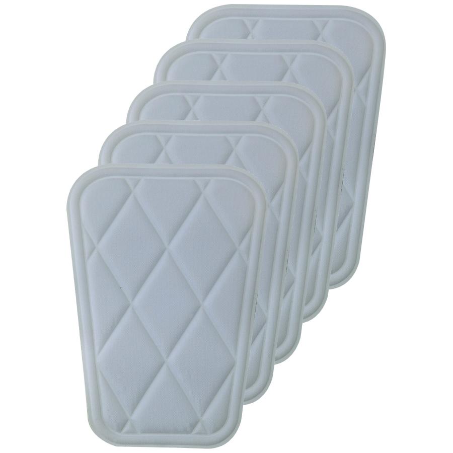 DESCENTE(デサント) 野球 スライディング ヒザパッド (大)5個セット シルバー FREEサイズ C022S