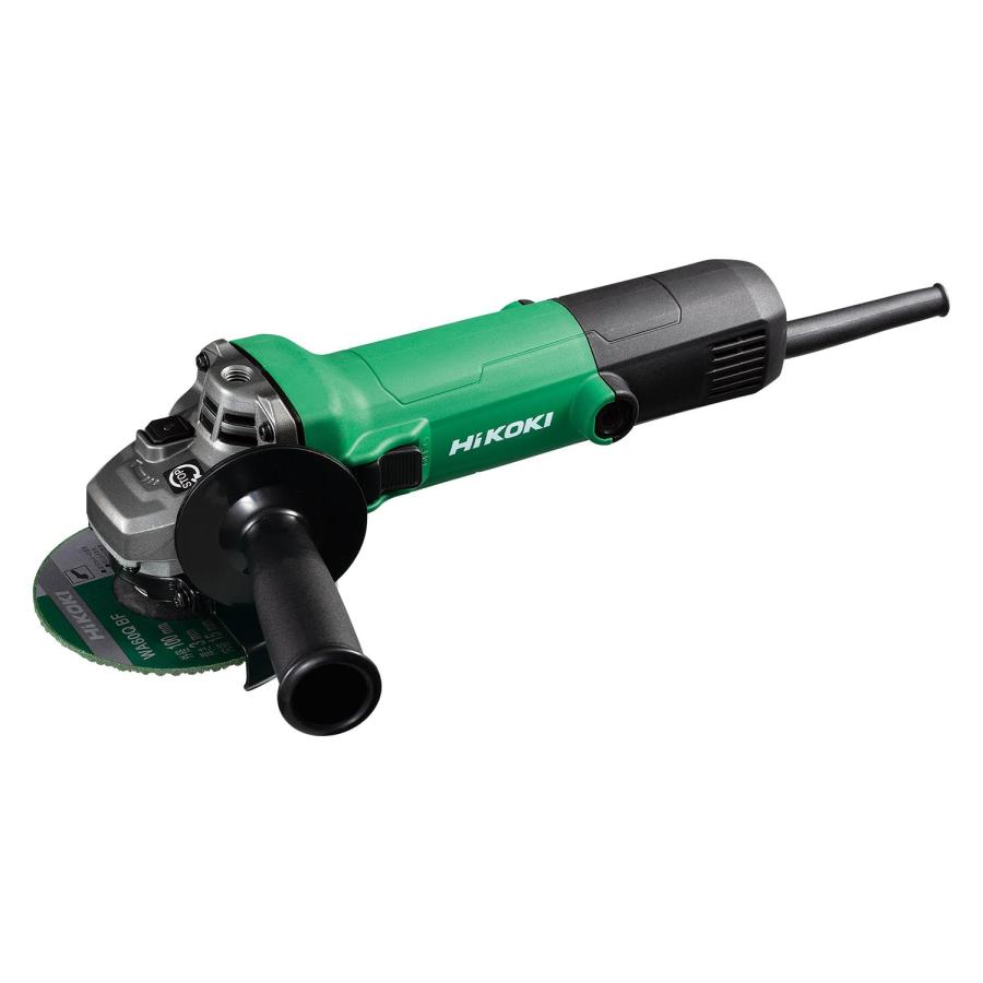 HiKOKI(ハイコーキ) AC100V ディスクグラインダー G10B4 トイシ径100mm 細径Φ56mm ブレーキ付　スライ..