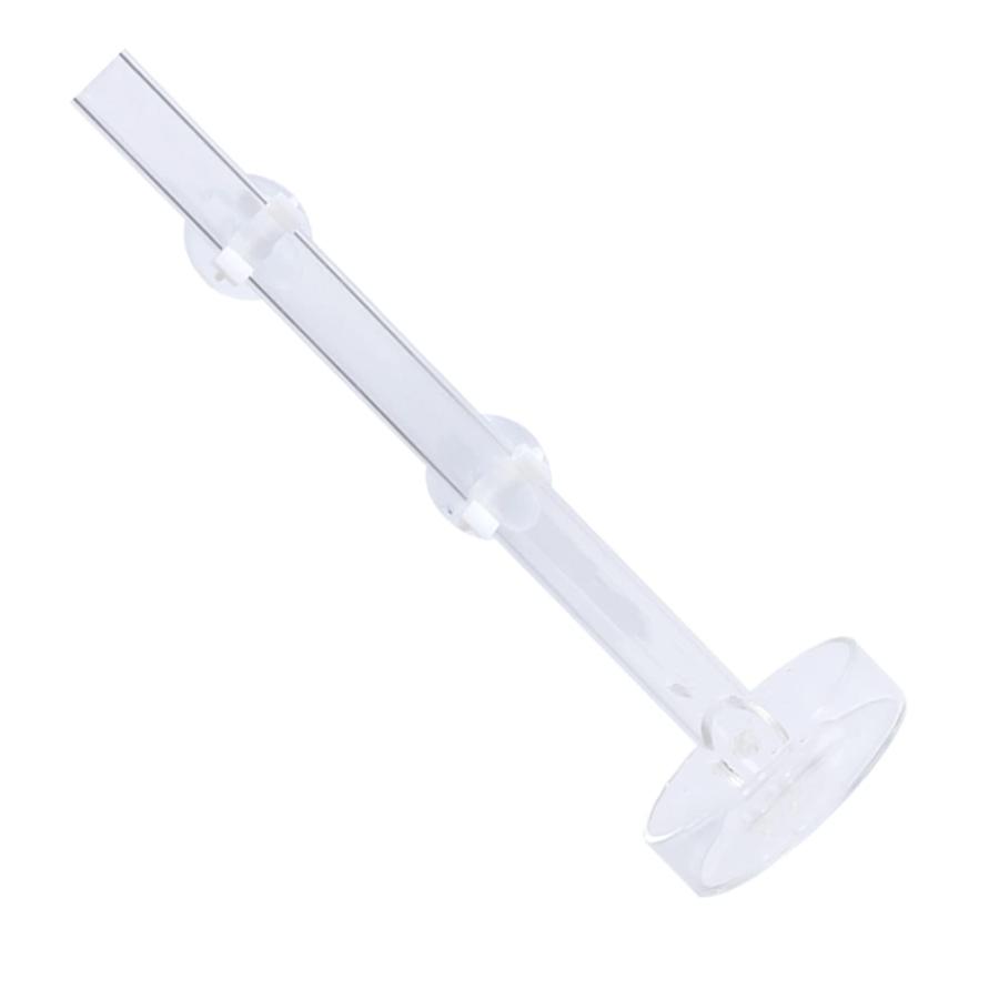 給餌皿 水槽セット エビ餌 トレイ チューブ 透明 アクリル 水槽 アクアリウムエビ 稚魚 飼育用 給餌器 ..