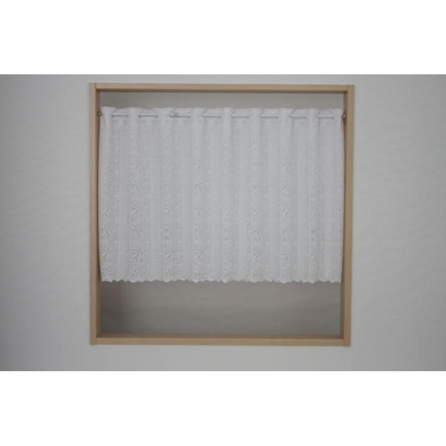 narumikk カフェカーテン ミラーリボン 68cm丈 16-211(3.0)