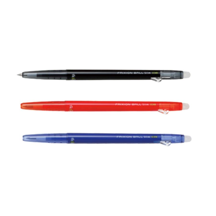 乐天商城 - パイロット フリクションボール スリム 0.38mm ブラック/レッド/ブルー LFBS-18UF-B/R/L 3種3本組み