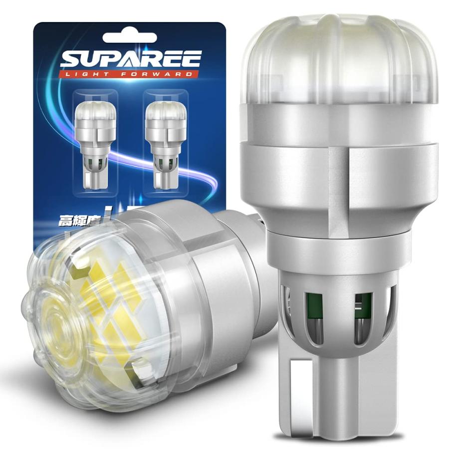 SUPAREE T15 T16 LED バックランプ 爆光 後退灯 12V車用 車検対応 リバースランプ 6000K ホワイト 666l..