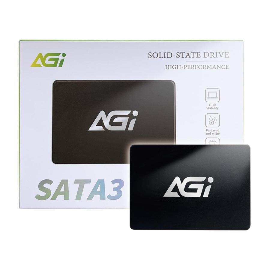 AGI 4TB AI178 2.5インチ SLC Caching 3D TLC NAND Flash採用 SSD（読み込み・書き込み速度530/50