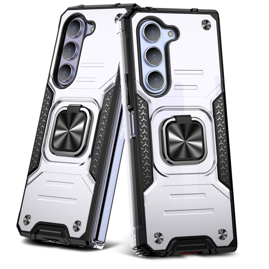 乐天商城 - YULNCUZ Galaxy Z Fold5 対応 ケース リング付きカバー 耐衝撃 スタンド機能 車載ホルダー レンズ保護 ギャラクシーZ フォー