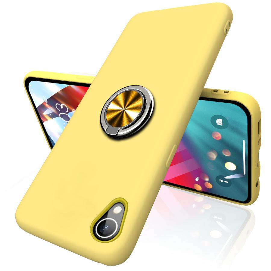 乐天商城 - Galaxy A22 5G ケース リング付き 耐衝撃 衝撃吸収 TPU 薄型 擦り傷防止 薄型 シリコン スタンド機能 車載ホルダー対応 バンパー