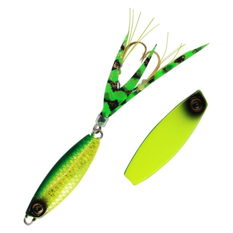 乐天商城 - ハヤブサ(Hayabusa) ジャックアイ 豆クネクネ 10-4 リアル魚鱗チャートミドキン/チャート