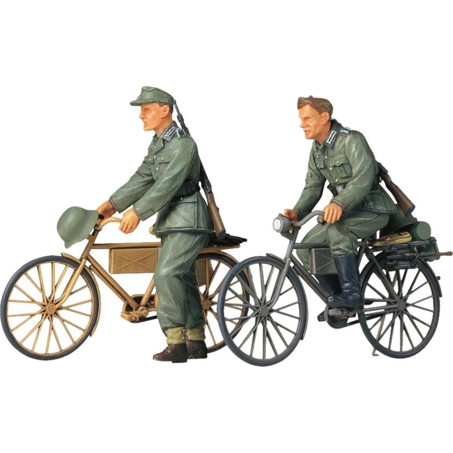 タミヤ 1/35 ミリタリーミニチュアシリーズ No.240 ドイツ陸軍 歩兵 自転車行軍セット プラモデル 35240