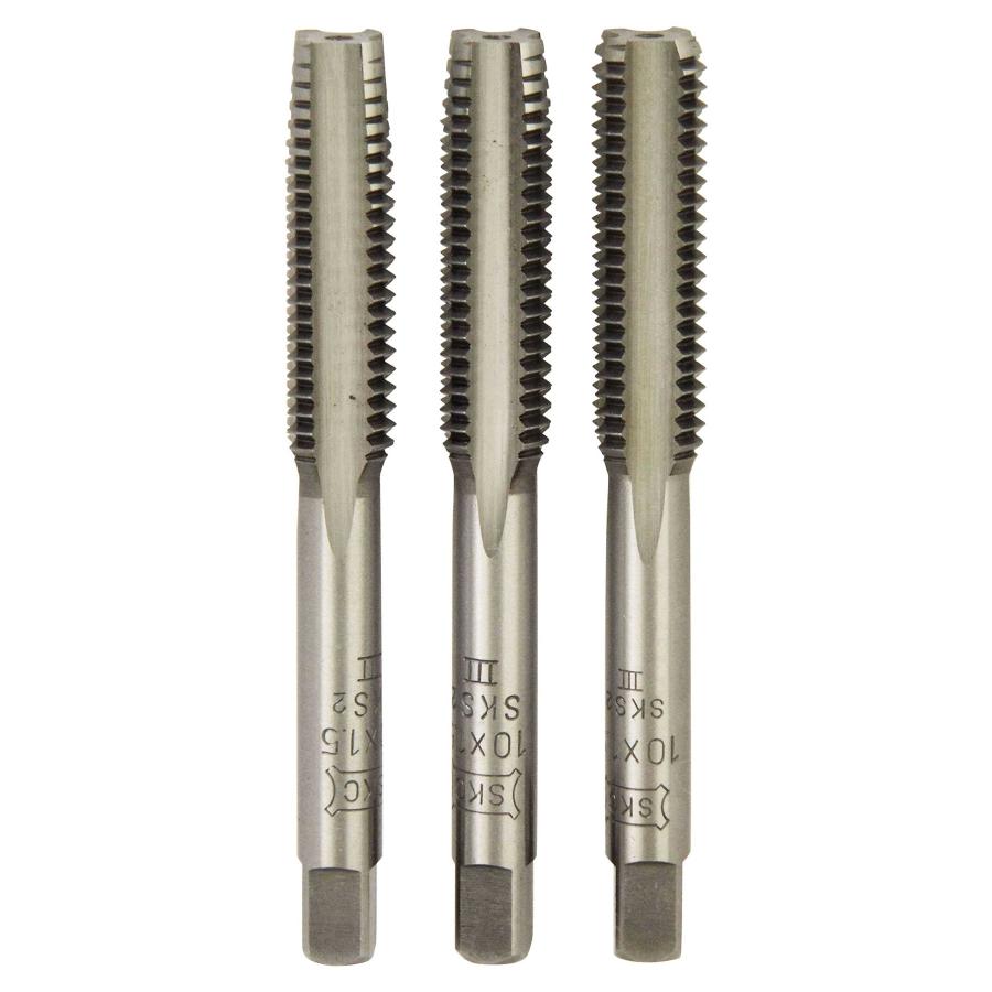 SK11(エスケー11) ネジ切組タップ M10×1.5 荒 中 仕上げ セット