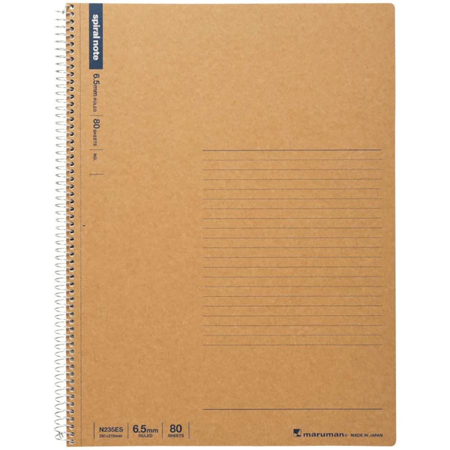 マルマン(maruman) ノート リングノート 6.5mm 罫 ベーシック A4 80枚 N235ES
