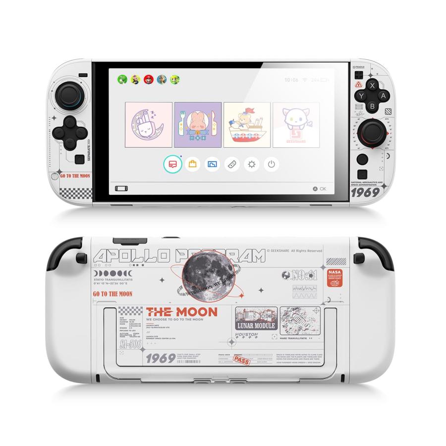 GeekShare Switch 2 Switchカバー switch2対応 スイッチ2025 PC製 joy con 保護カバー 分体式カバー 全