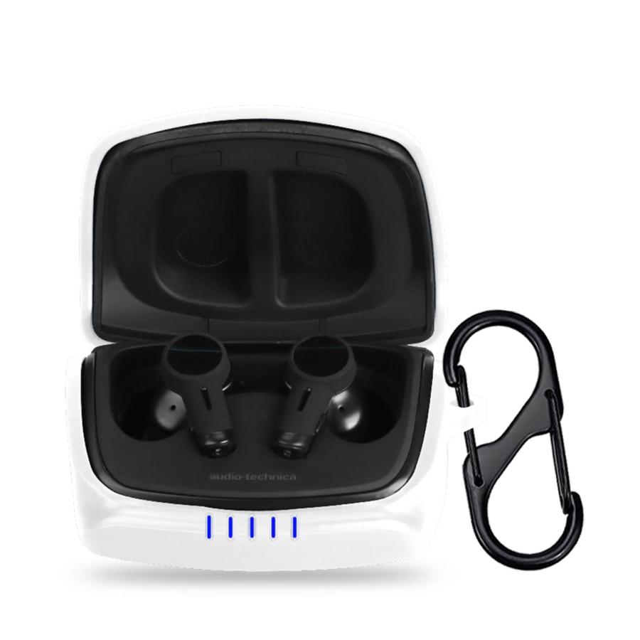 For オーディオテクニカ ATH-TWX9MK2 BK(E) ケース カバー Mosasa シリコン 保護ケース 充電便利 全面保護 紛失防止 滑