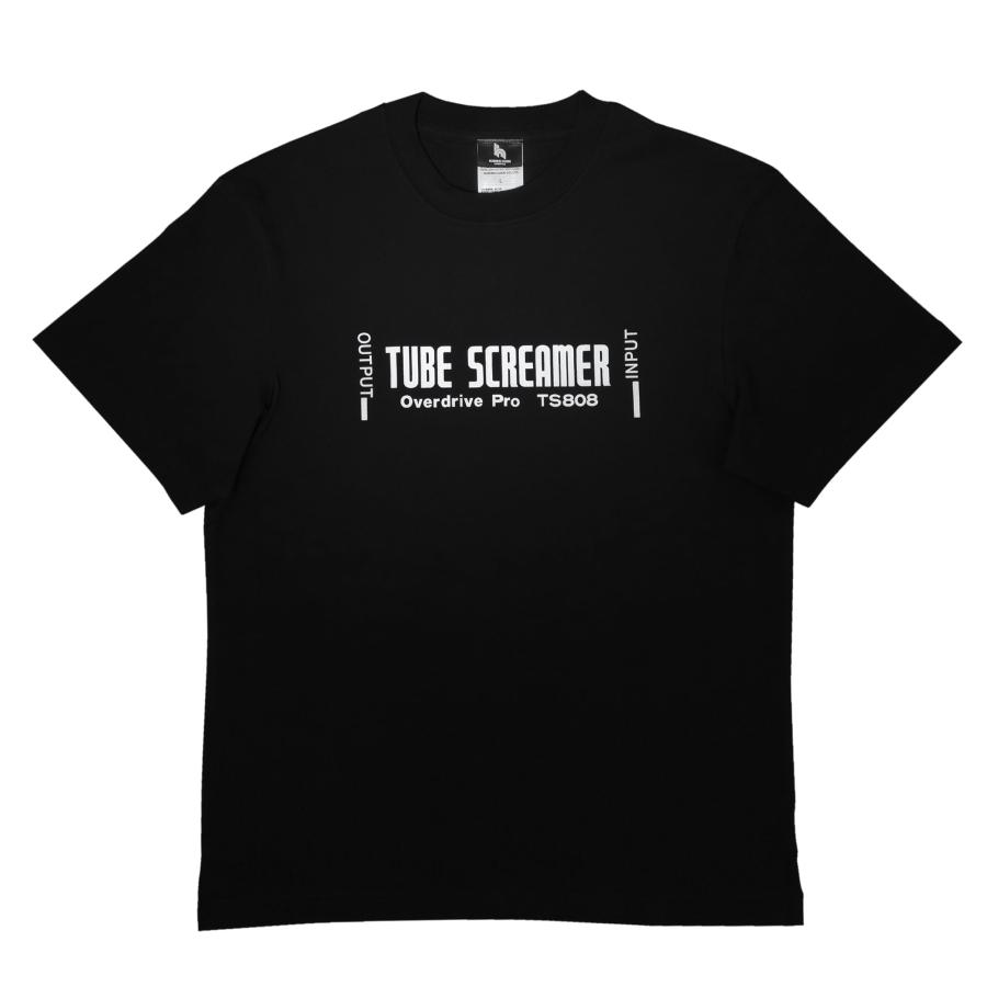 Ibanez(アイバニーズ) TUBE SCREAMER TS808デザインのTシャツ ブラック Lサイズ IBAT013L