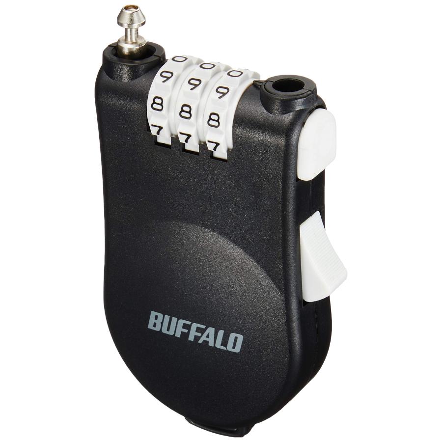 乐天商城 - バッファロー BUFFALO ワイヤー巻き取り式ダイヤルロック BSL10