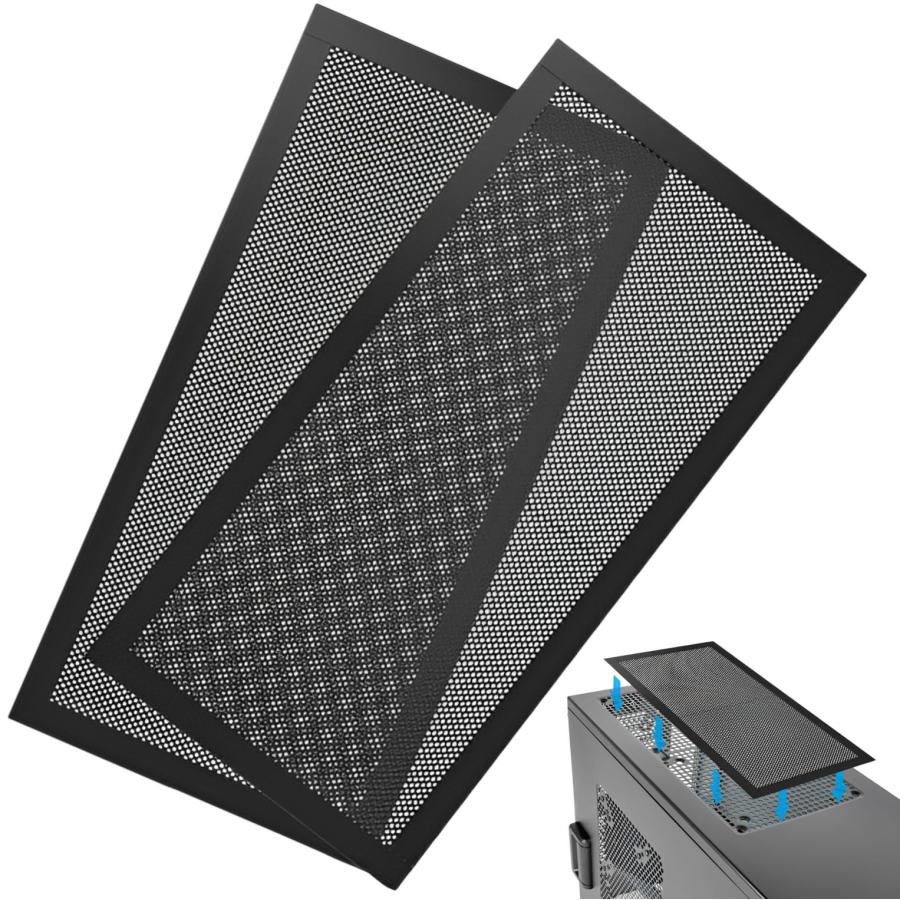 fogman 防塵フィルター ファンフィルター PC ケースファン 自作PC マグネット 2枚セット (120x240mm)