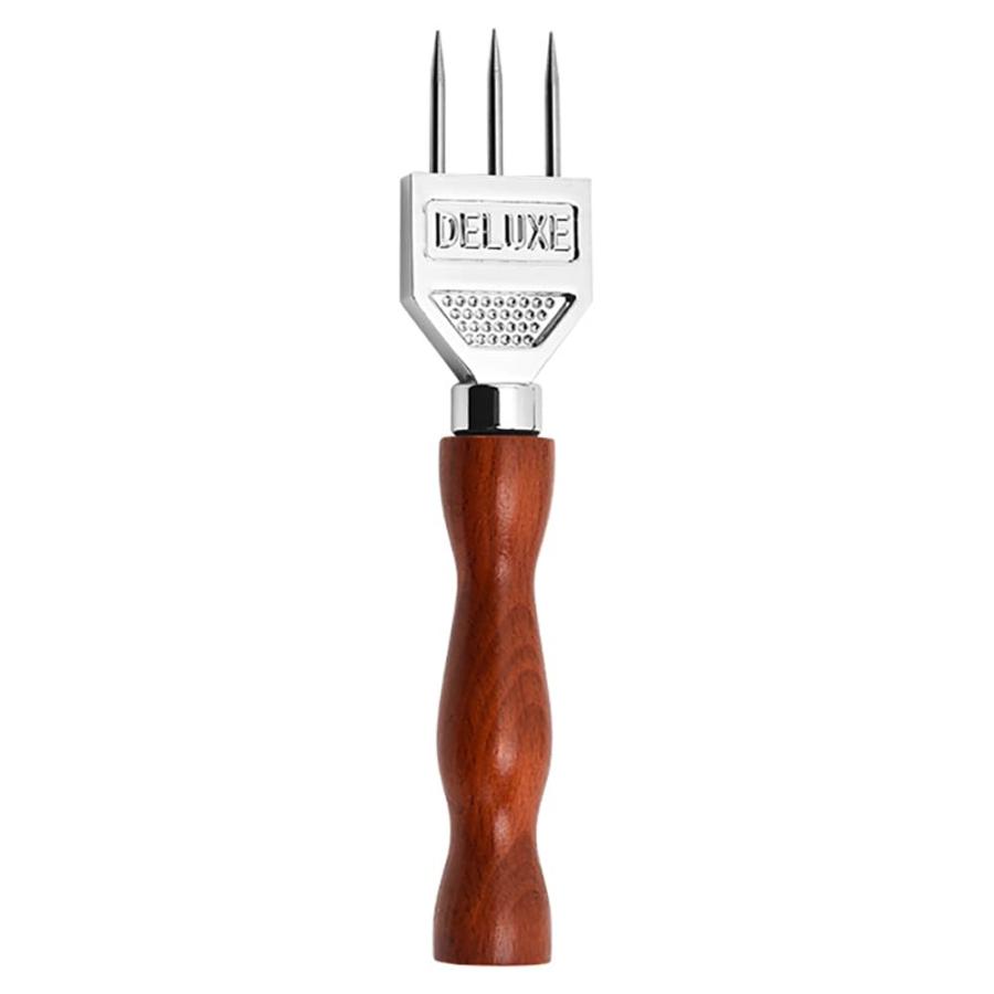 WOMLEX アイスピック 氷割り 3本刃 アイスクラッシャー クラッシュアイス ウイスキー カクテル (シルバー, 言葉)