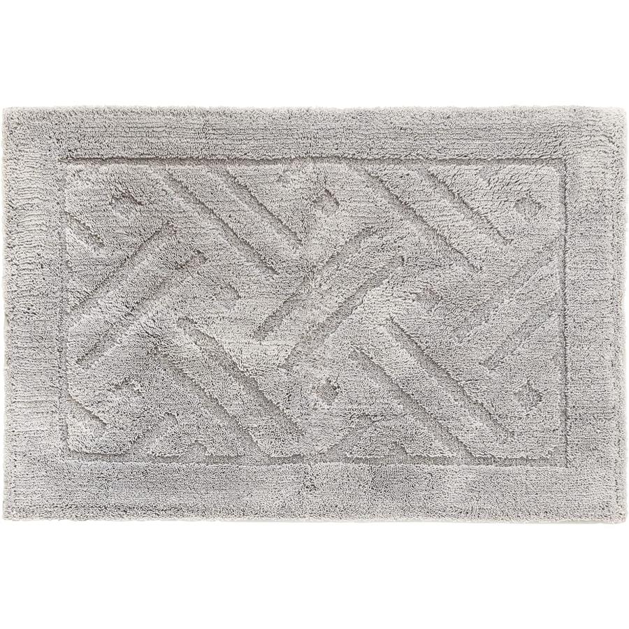 Daily Necessities - オカ(OKA) 乾度良好リッカ バスマット 約60cm×85cm グレー (吸水 速乾 洗える 大判 かんどーくん)