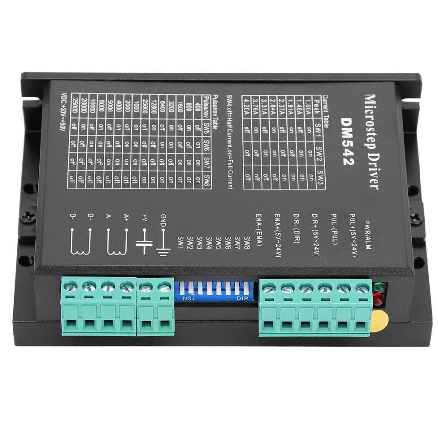 乐天商城 - Fafeicy マイクロステップドライバーステッピングモータードライバー2相ハイサブディビジョンPWM電流制御DM542 CNCコントローラー