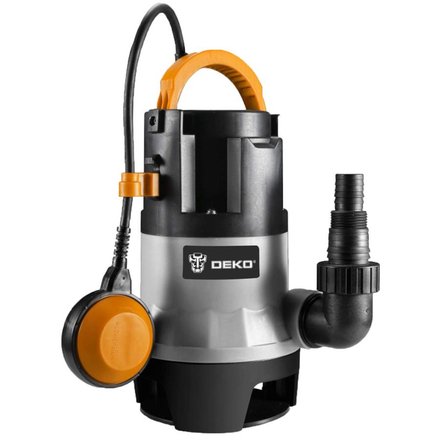 DEKO 水中ポンプ 400W 底部入水式 汚水 清水用ポンプ 吐出量 7500L/H 最大揚程5M循環ポンプ 水耕栽培 ウォーターポンプ 水族館給