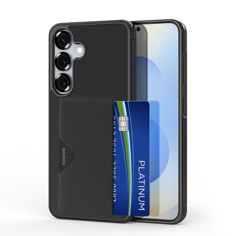 【ミニマリストには高】Galaxy S25 ケース カバー カード収納 上質な手触り ギャラクシー S25 背面カード収納 カバー 耐衝撃 軽量 薄