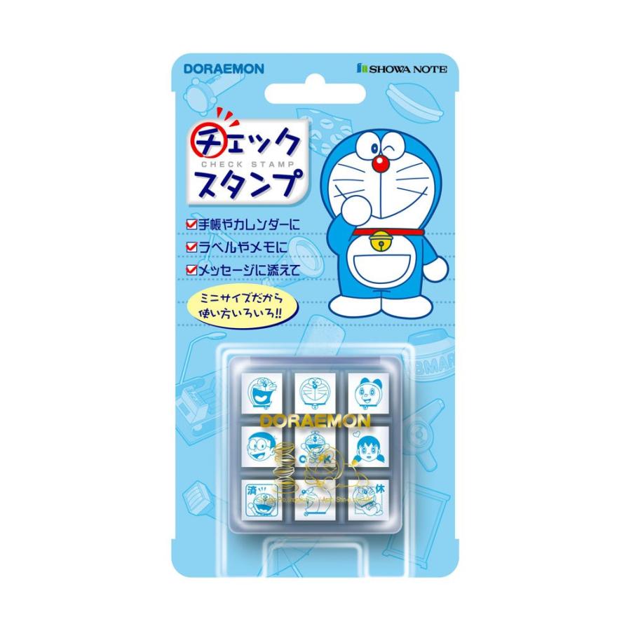 乐天商城 - ショウワノート ドラえもん スタンプ チェックスタンプ CK9-009