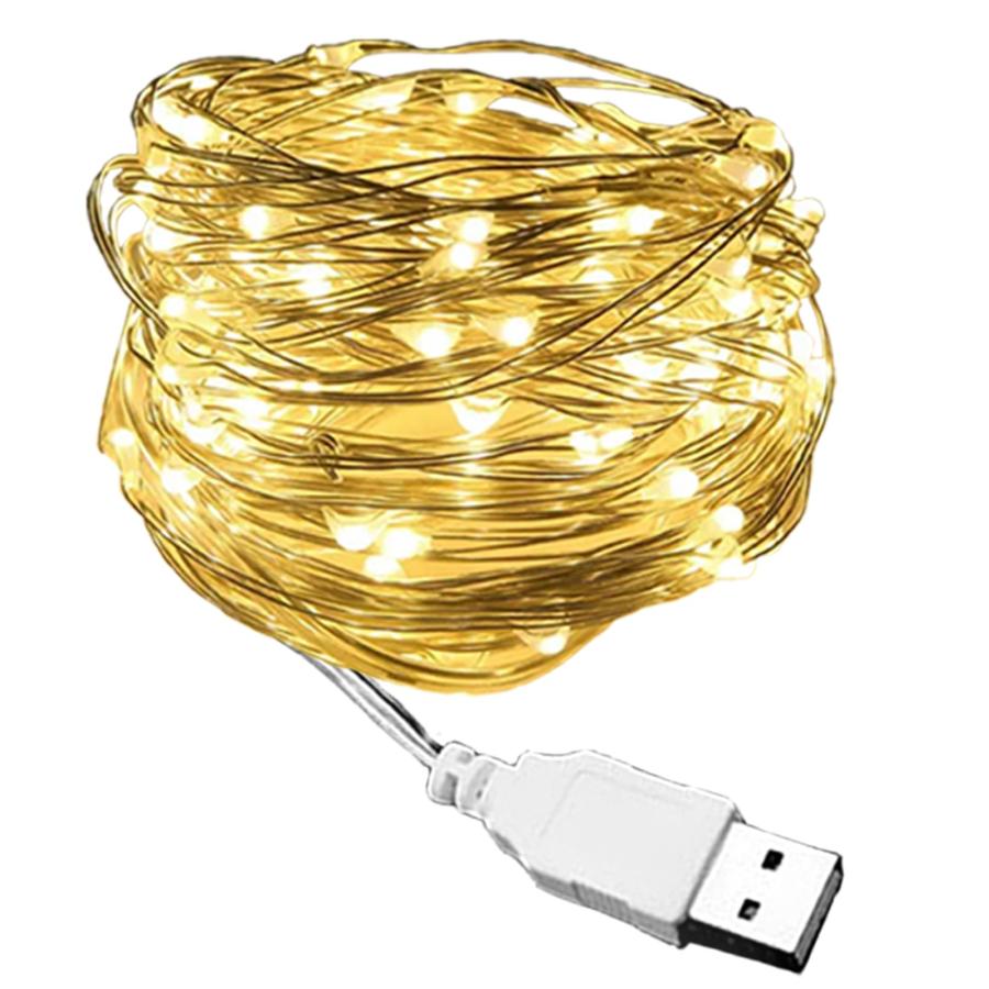 LEDストリングスライト USB LEDイルミネーションライト 室外 室内 屋外 屋内 飾り リモコン付き 点滅/点灯/タイマー機能 防水防塵 8種