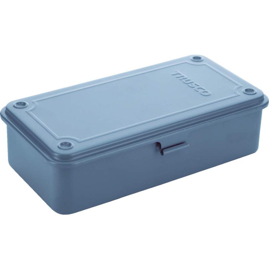 乐天商城 - TRUSCO(トラスコ) トランク型工具箱 203X109X56 アーセナルグレイ T-190DG