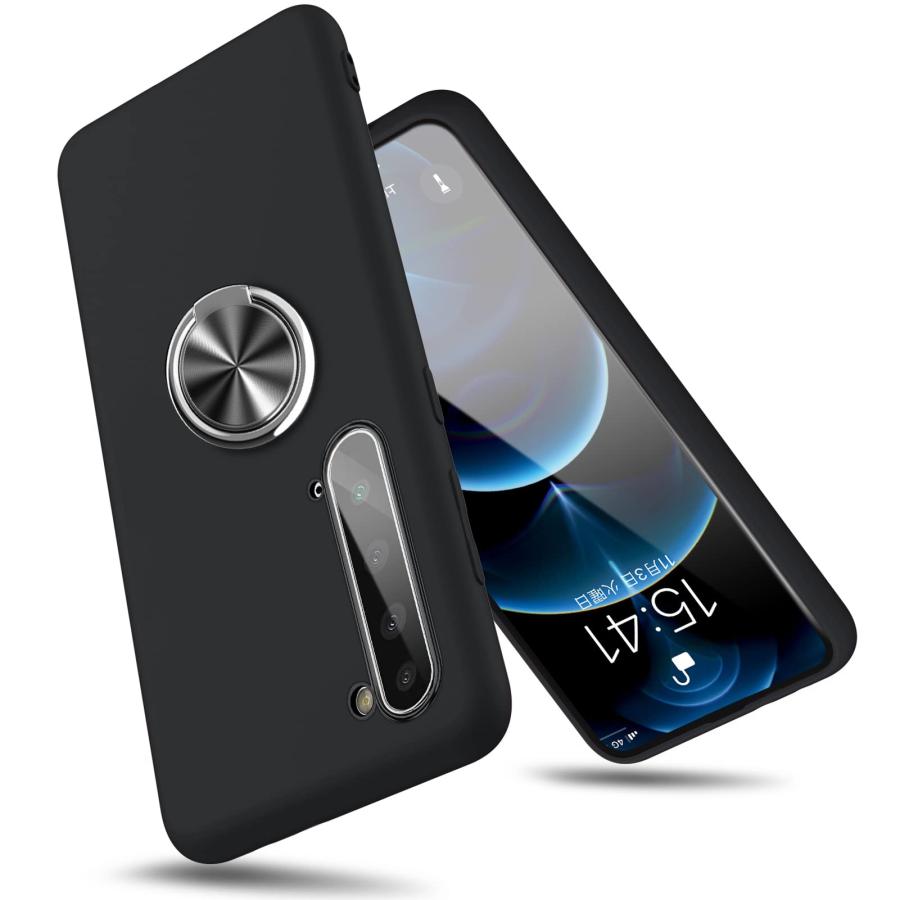 乐天商城 - AQUOS R5G ケース リング付き シリコン TPU 柔らかい ストラップホール SH-51A SHG01 ケース 薄型 耐衝撃 衝撃吸収 車載