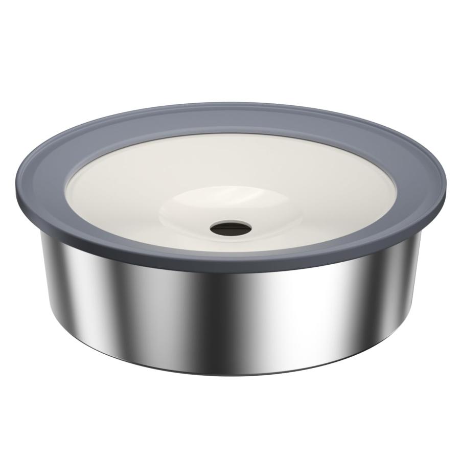 SCHITEC ペット 給水器 ボウル 水飲み器 【大容量・溢れ防止・犬・猫用・防錆・電気不要】ステンレス 濡れない 水やり 滑り止め 犬 猫 水入