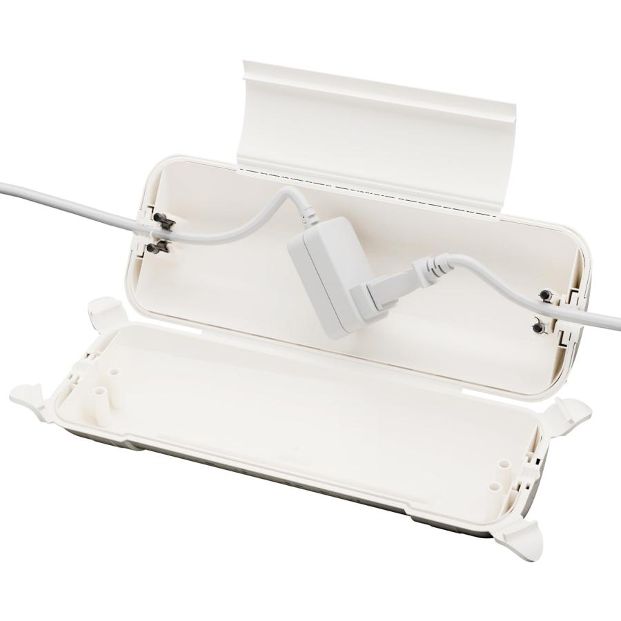 RESTMO 防水 コンセントボックス 耐候性 延長コード 屋外 防雨型 カバー イルミネーション ホリデー照明用 プラグ 保護 大型 白