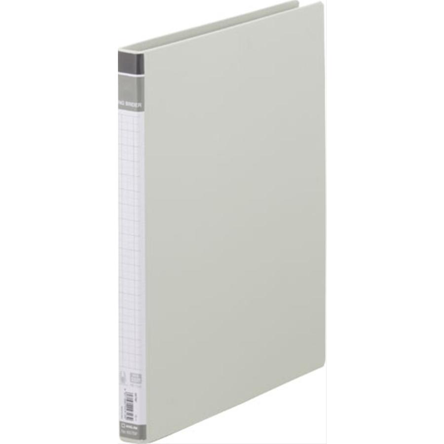 キングジム リングバインダー BF バインダータイプ 30穴 130枚収納 A4タテ グレー 667BF-GY