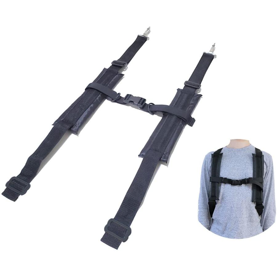 噴霧器 ベルト 背負いベルト 背負子ベルト (2本セット(チェストストラップ付))