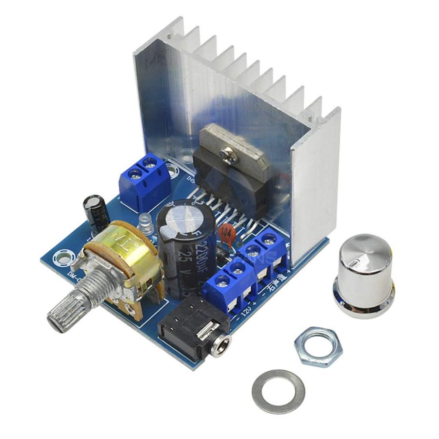 乐天商城 - Hailege TDA7297 AC/DC 12V 2x15WデジタルステレオオーディオアンプデュアルチャネルAMPモジュール