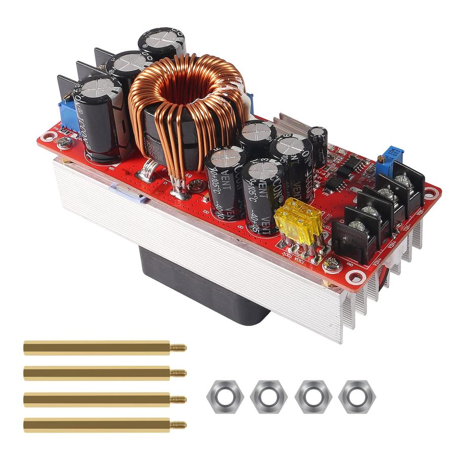 乐天商城 - ACEIRMC 1500W 30A DC-DC ブーストコンバーター DIY ステップアップ ブースト コンスタント ストリーム 電源モジュールボー
