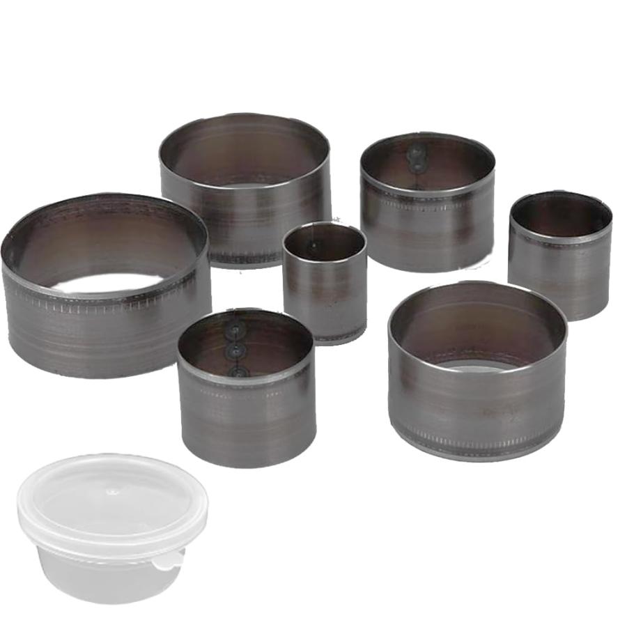 レザー 型抜き 円型 丸 7個セット 丸型 ベルトパンチ ベルト ストラップ カットサークル 丸型 革 クラフトパンチ 工具セット