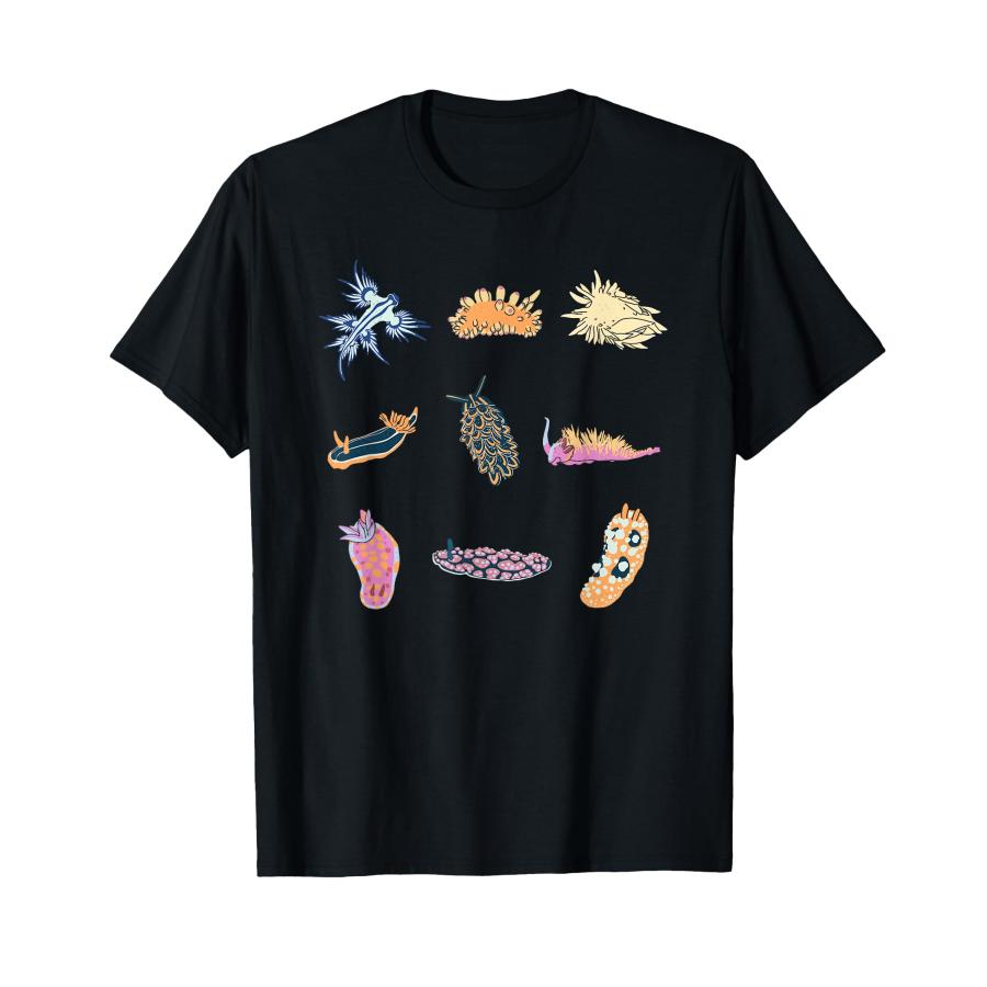 カタツムリ 海の生物学者と水槽 Tシャツ