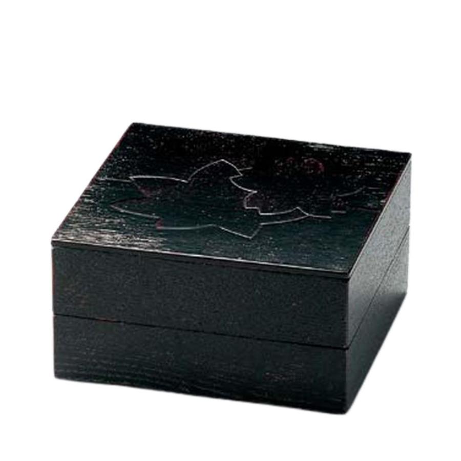 J-kitchens 御節重箱 日本製 木製 色紙春秋布張 70二段オードブル 曙 （1組) 21.3cm 正月