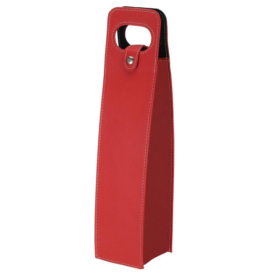 PATIKIL ワインギフトバッグ ワインバッグ 再利用可能なレザーワイントートキャリア ワインボトル用 ポータブルシャンパンギフトバッグ ピクニッ