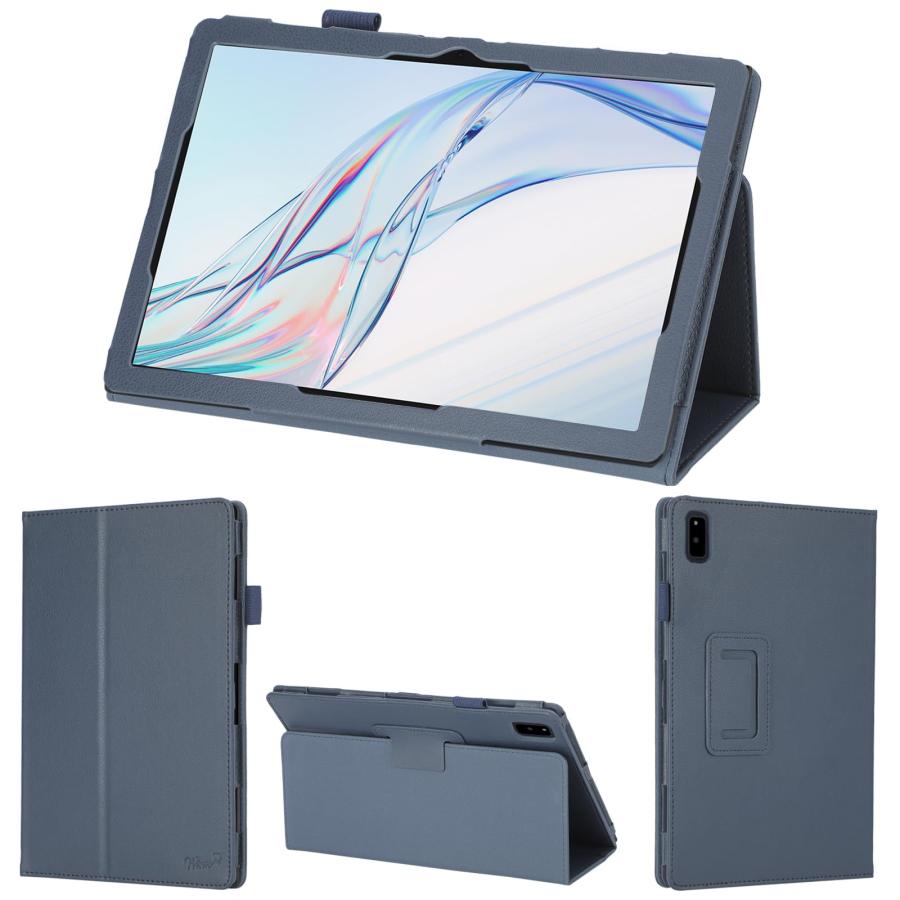 乐天商城 - wisers aiwa tab AB10L JA3-TBA1005 専用タブレットケース (ダークブルー) 10.1インチ 対応 (保護フィルム 付