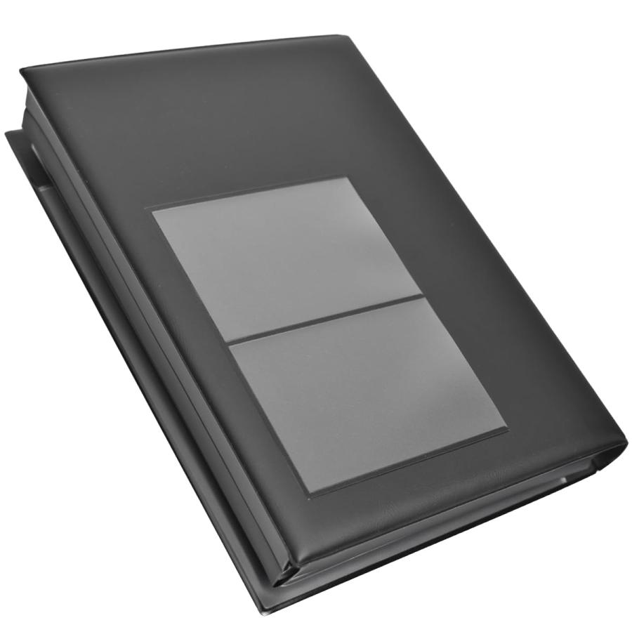 [REX-OWL] 車検証ケース 車検証入れ 車検証書ケース 新規格 電子車検証対応 VICー08M (ブラック)