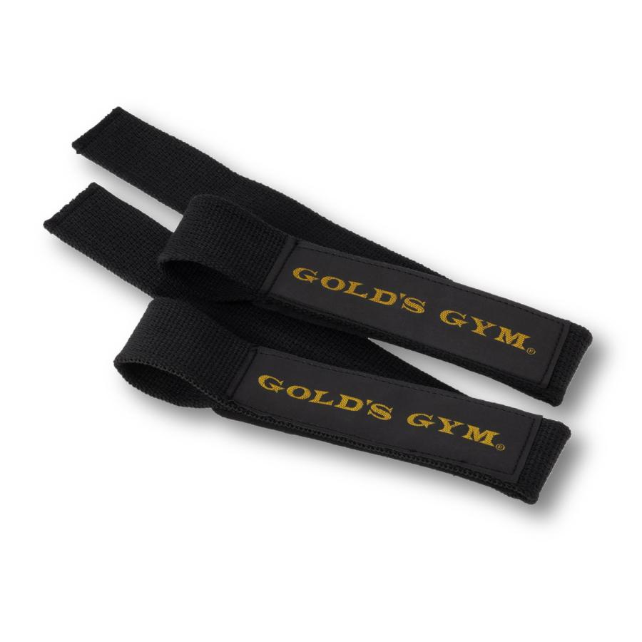 乐天商城 - ゴールドジム(GOLD'S GYM) 耐久性 元祖リストストラップ 初心者～上級者 鍛えたい部位に集中 握力補助 背中 懸垂 ラットプルダウン デッ