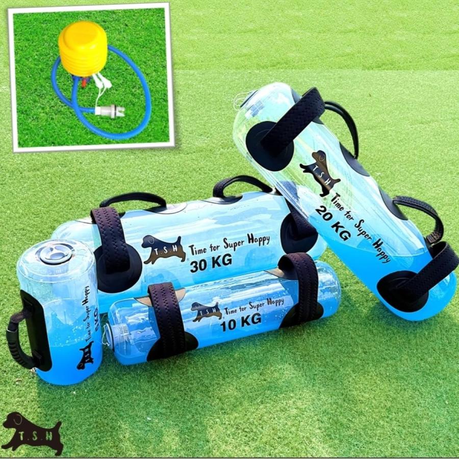 T.S.H ウォータートレーニングバッグ 【20kg】専用フットポンプ付き アクアバッグ 器具 筋トレ器具 ウォーターダンベル 水 ウォーターバック